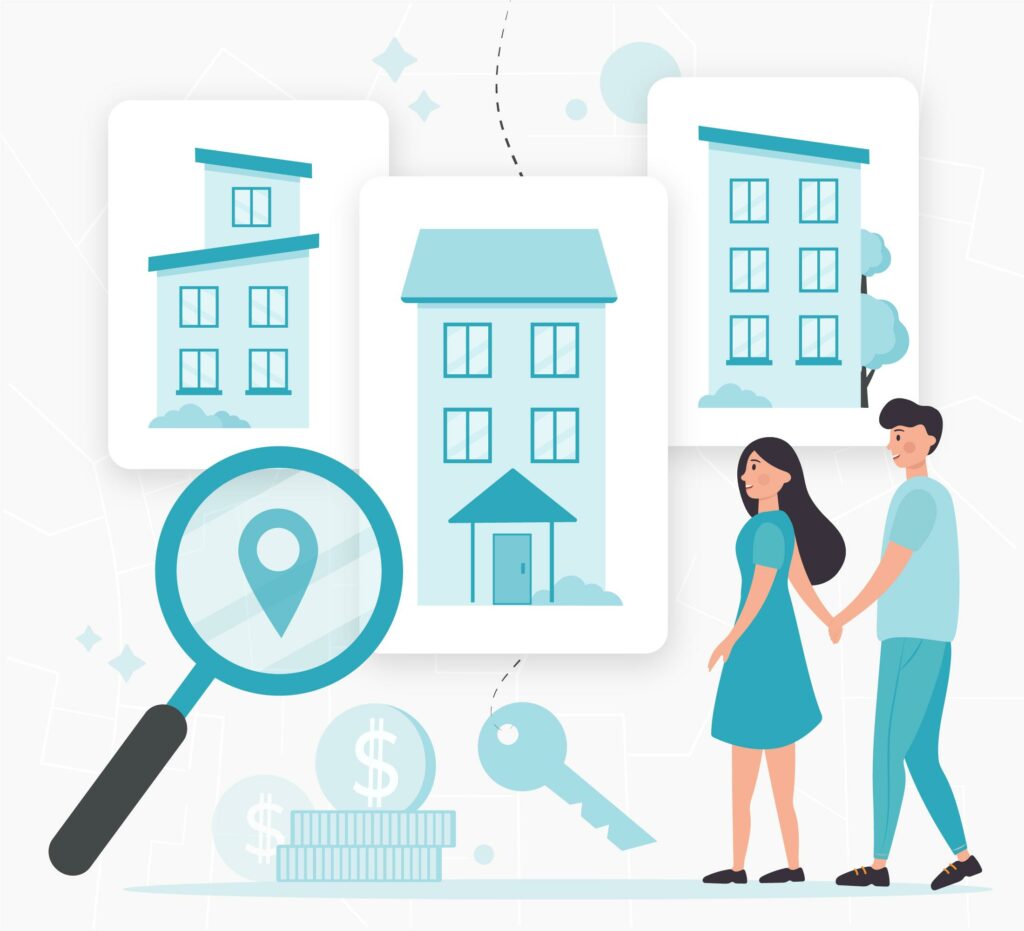 real-estate-searching-with-people-illustrated